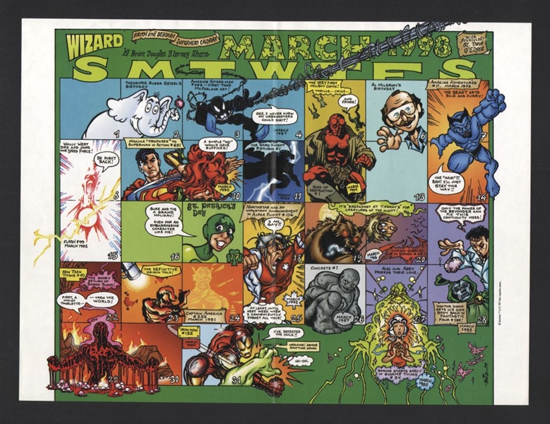 CHRIS BACHALO - FANTASTIC FOUR Wizard Original Poster