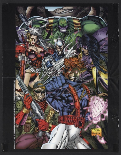JIM LEE - WILDC.A.T.S Wizard Original Poster