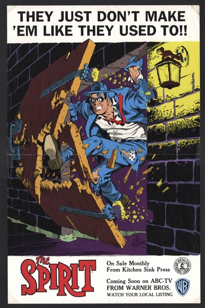 WILL EISNER'S THE SPIRIT - WB TV PILOT Original Promo Poster