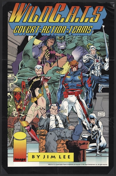 JIM LEE'S WILDC.A.T.S Original Promo Poster