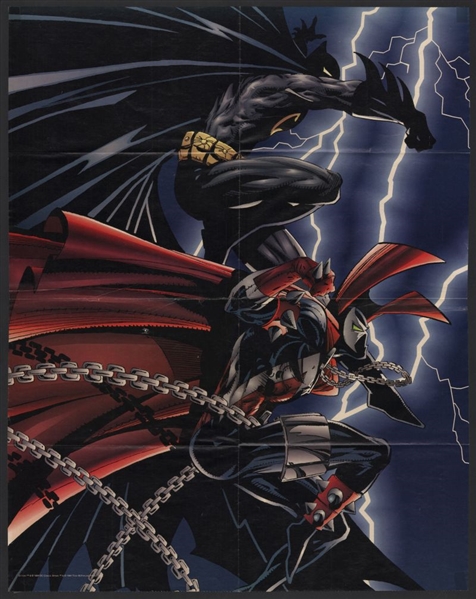 TODD MCFARLANE - SPAWN / BATMAN Original Poster