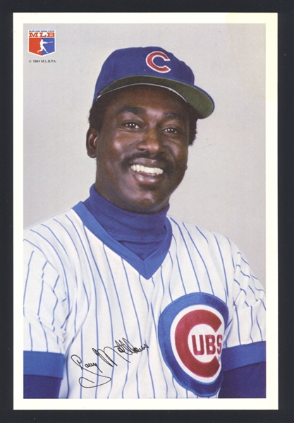 Lot of (6) 1984 Chicago Cubs RYNE SANDBERG, GARY MATTHEWS etc Team Issue Photos