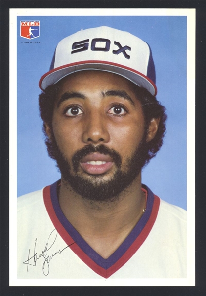 Lot of (6) 1984 Chicago White Sox BAINES, FISK etc Original Team Issue Photos