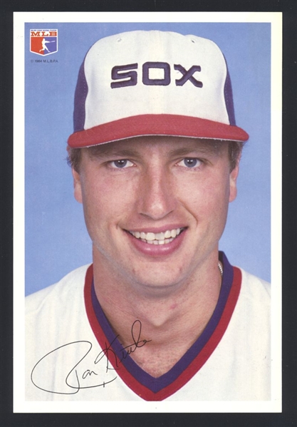Lot of (6) 1984 Chicago White Sox BAINES, FISK etc Original Team Issue Photos