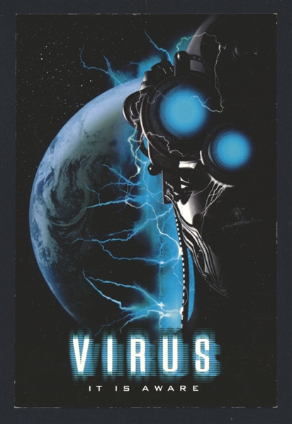 VIRUS Movie 4x6 Original Promo Postcard