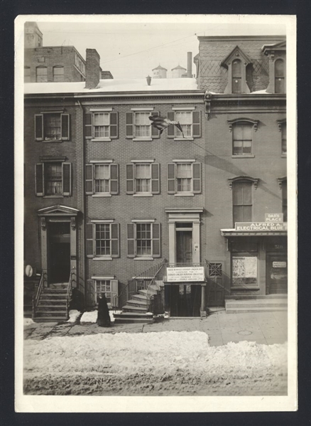 1920 ABRAHAM LINCOLN The Petersen House Where He Died by Bachrach Original Photo