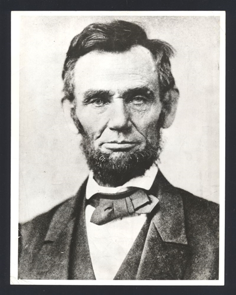 ABRAHAM LINCOLN ca 1863 Vintage Photo 16TH PRESIDENT