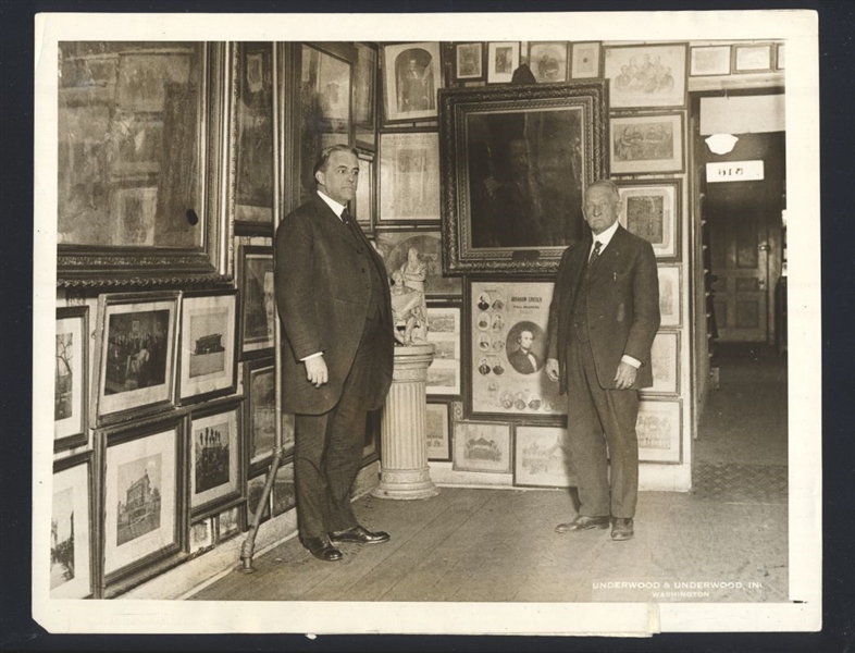 1926 ABRAHAM LINCOLN, FRANK D WILLIS & COL. OLDROYD Collection Original Photo