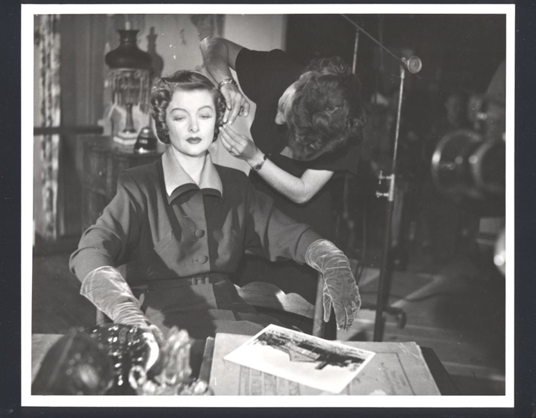 1948 MYRNA LOY In MR. BLANDINGS BUILDS HIS DREAM HOUSE Filming Original Photo
