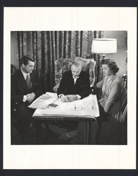 1948 CARY GRANT & MYRNA LOY MR. BLANDINGS BUILDS HIS DREAM HOUSE Original Photo