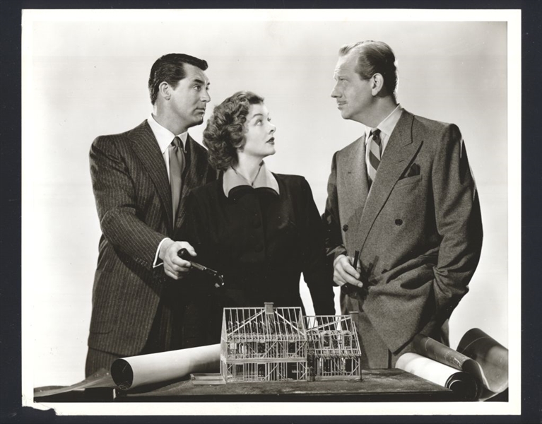 1948 CARY GRANT & MYRNA LOY MR. BLANDINGS BUILDS HIS DREAM HOUSE Original Photo